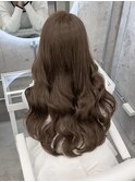 上品可愛い◇韓国くびれヘアヘーゼルベージュ