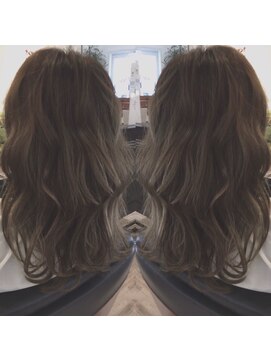 アニー 松戸(ANNI) ハイライト×インナー/マロンベージュ/Aラインボブ/かきあげ