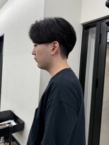 ソソ(soso)&nbsp;メンズ刈り上げセンターパート/フェザーパーマ/横浜