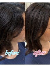 【脱・縮毛矯正！くせ毛を扱いやすくしたい方へ】くせ毛を自然にしなやかに育てる技術です。