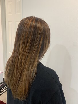 ルルバイアズール 草加店(LULU by azule) ハイライト,オレンジカラー,秋カラー【草加】