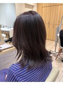 ミディアムレイヤー×ラベンダーブラウン