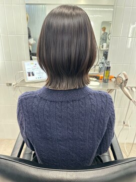 h09レイヤーボブボブレイヤー髪質改善ストレート透明感カラー