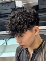 フィフスパーク(fifth PARK) 渋谷スペインカールラルフカール刈り上げ高めツーブロックメンズ