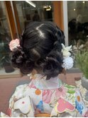 ツインお団子/ハーフツイン/七五三ヘアセット