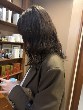 インビテーション 名古屋(invitation) ミディアムユル巻きパーマ