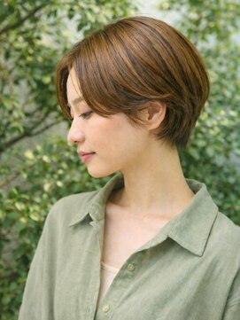 ルシードスタイル アウラ 松戸市五香(LUCIDO STYLE Aura) こなれ感コンサバサマーカットショートウルフ女子力清潔感