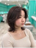 【新垣】韓国風小顔レイヤー×髪質改善ストレート