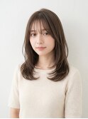 髪質改善ブリーチなしカラー顔まわりレイヤー小顔カット