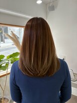 2195ヘアー 世田谷代田(2195hair)&nbsp;まとまりやすいセミロング