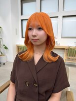 モリオフロムロンドン 大宮店(morio from London)&nbsp;【コーラルオレンジ/韓国ヘア/くびれヘア】
