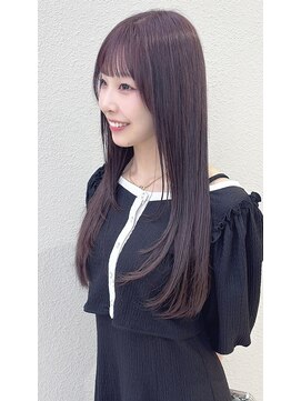 モリオ フロム ロンドン サッポロファクトリー店(morio FROM LONDON) morio 札幌 レイヤーカット×ラベンダーカラー