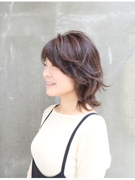 カエルムアヴェダ(CAELUM AVEDA) アシメバング × ウルフレイヤー