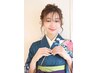 早朝ＯＫ！卒業式　袴着付け+ヘアセット+メイク（仮予約　備考必読）￥17600