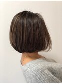 【佐賀/ａｚＢＢＢ】アッシュカラー×ボブスタイル