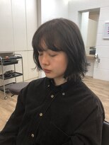 アメリ(Ameri)&nbsp;-Ameri-フェミニンボブ　×   ブルーグレー