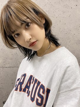 アピィス(APPiiS) セナスリークショートウルフニュアンス変わる3Dカラー