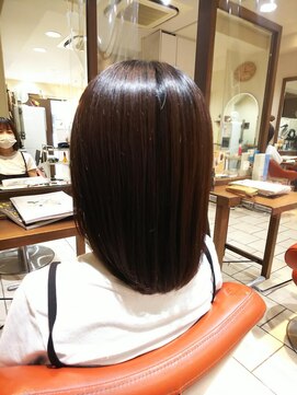 ネオリーブチノ 登戸店(Neolive cino) 髪質改善酸熱TRハホニコラメラメTRミディアム艶髪