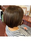 レイヤーボブ［髪質改善］［生駒市美容室］［40代50代60代］