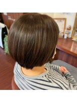 ヘアメイク ポコ ア ポコ(Hair make poco apoco)&nbsp;レイヤーボブ［髪質改善］［生駒市美容室］［40代50代60代］