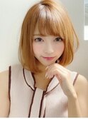 《Agu hair》大人かわいい小顔ナチュラルボブ