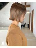 ぱつっとボブ