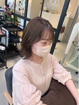 ヘアーポケット リタ(HAIR POCKET ritta) オリーブベージュ×サイドバング