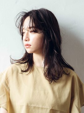 エイル 上大岡店(aile) かきあげ前髪風ロングスタイル♪[上大岡/上大岡駅]