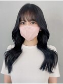 ダークグレージュワンホンヘア_チェリーブラウン_ba409441