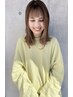《平日学割》カット＋透明感カラー＋ゼロアルカリ美髪ストレート￥25,300