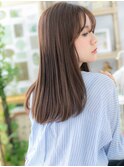 シースルーバングナチュラルエアストレートc5川口20代30代40代