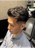 MENS形状記憶パーマメンズバーバースタイル銀座有楽町