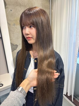 リリー(Lilley) 【lilley 稲永麻衣】羽エクステ+ロングヘア+顔まわり+韓国ヘア