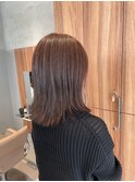 【長まなみ】色落ちもかわいい◎透明感オリーブベージュカラー