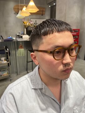 エフエム 明大前(FM) バーバー 刈り上げショート/メンズ/フェードカット