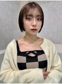 イメチェン/似合わせカット/フルバング/レッドブラウン/新宿