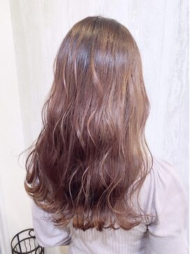 テーラヘアー つくば研究学園店(TELA HAIR) ふんわり弾むピンクベージュ【TELA HAIR つくば研究学園】