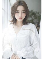 ローラン(ROULAND)&nbsp;【池袋美容室】韓国風くびれミディアムレイヤー