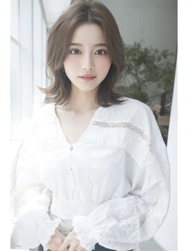 ローラン(ROULAND) 【池袋美容室】韓国風くびれミディアムレイヤー