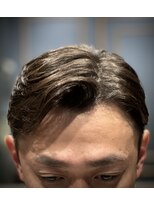 銀座 シノ 本店(shino)&nbsp;<理容室>メンズ　刈り上げ　七三　ニュアンスパーマ　ビジネス