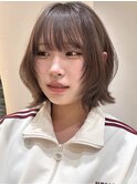 20代/韓国ボブ/レイヤーボブ/タッセルボブ/透明感カラー