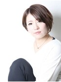 30代40代50代◎大人ナチュラルレイヤーショートボブ 笹塚