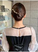 『hinari』タイトシニヨン/結婚式ヘアセット