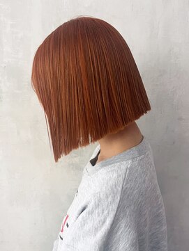 アイティーバイアルバム 松戸店(IT by ALBUM) ボブ韓国ヘア前髪カットおくれ毛_ba495093