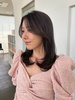 ディフィーノ 青山(DIFINO) 【DIFINO 青山】レイヤーカット/ミディアム/顔まわりカット