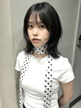 ヘアー アイス ルーチェ(HAIR ICI LUCE) レイヤーボブミディアムレイヤー透明感春カラーラベンダー太田