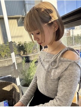 アース 星ヶ丘店(HAIR & MAKE EARTH) ぱつっとミニボブ