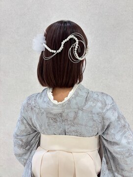 バサラ 大阪梅田店(VASARA) 卒業式ヘア 袴ヘア ハーフアップ 着物ヘア 浴衣ヘア