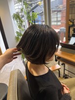 ミア 立川駅(MIA)&nbsp;オリーブグレージュハイライト×ボブ