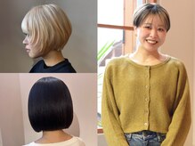 【jr stylist 野村】ig@relico_satsuki：クールでタイトなショート、ボブスタイルならお任せください♪